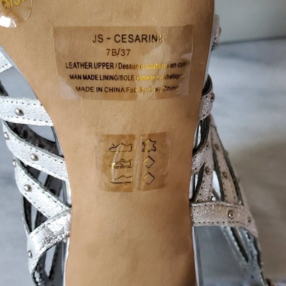 Jessica Simpson "Rock Dave Metal" Platform Sandal - Picture 8 of 11